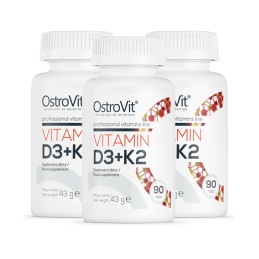 3x OstroVit Vitamin D3 + K2...
