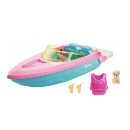 Barbie motorový člun +...