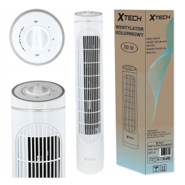 Sloupový ventilátor XTECH bílý