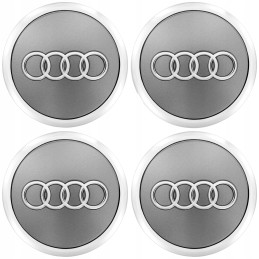 Víčka AUDI 69 mm šedá