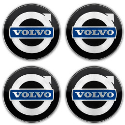 Víčka VOLVO 60 mm lesklá černá