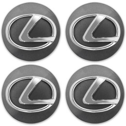 LEXUS 62 mm uzávěry Grafit