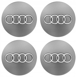 Krycí víčka AUDI 60 mm šedá