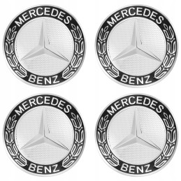 MERCEDES 74 mm víčka Lesklá...