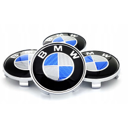 Krytky BMW 68 mm karbon 4 kusy