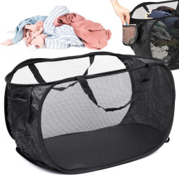 Síťový koš na prádlo Black