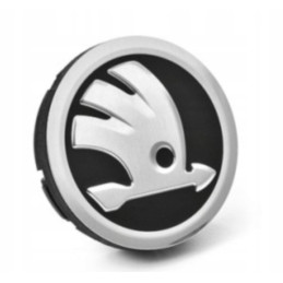 Černé emblémy Škoda 65 mm 4...