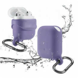 Zdjęcie 4 - Voděodolný Kryt Apple AirPods Waterproof Case Lavender Gray