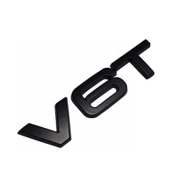 Odznak Audi V6T matně černý