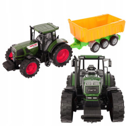 Velký zemědělský traktor se...